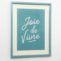 Blue Joie De Vivre Framed Print