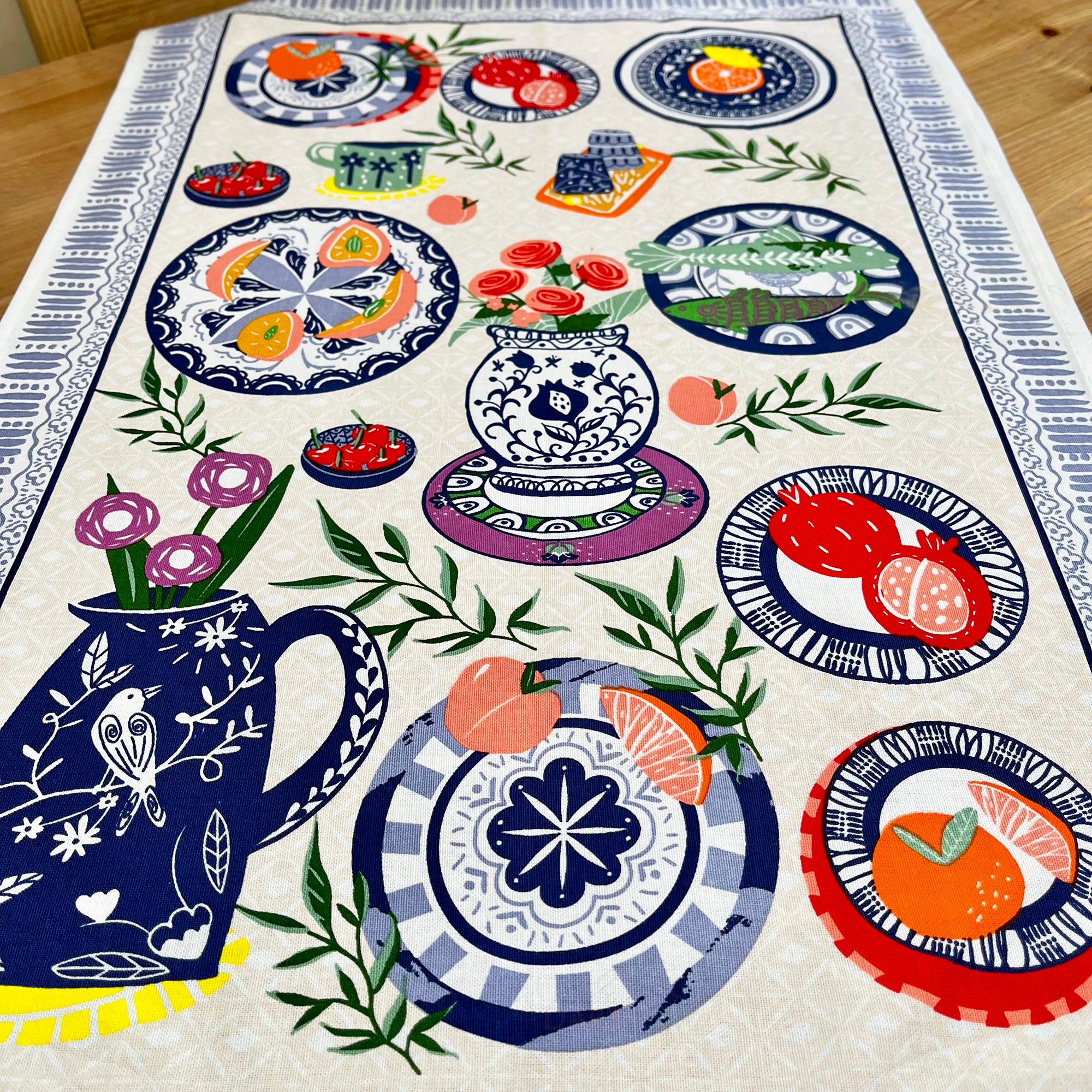 Ulster Weavers Mediterranean Plates Tea Towels