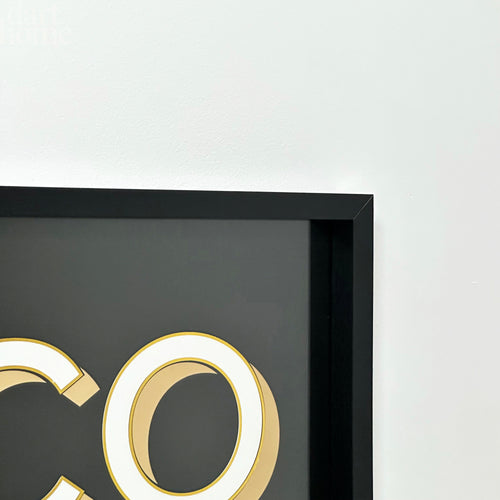 Schwarzes Prosecco-Barschild