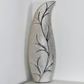 Champagne Silver Slender Leaf Vase