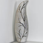 Champagne Silver Slender Leaf Vase
