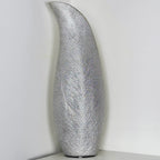 Champagne Silver Slender Leaf Vase