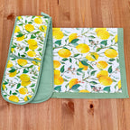 Lemon Grove Oven Glove And Tea Towel Set
