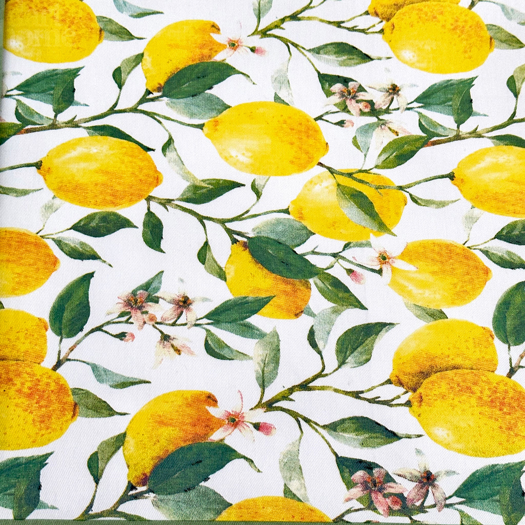 Lemon Grove Oven Glove And Tea Towel Set