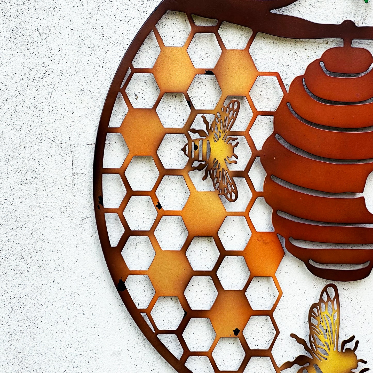 Honeycomb Beehive Garden Wall Art