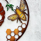 Honeycomb Beehive Garden Wall Art