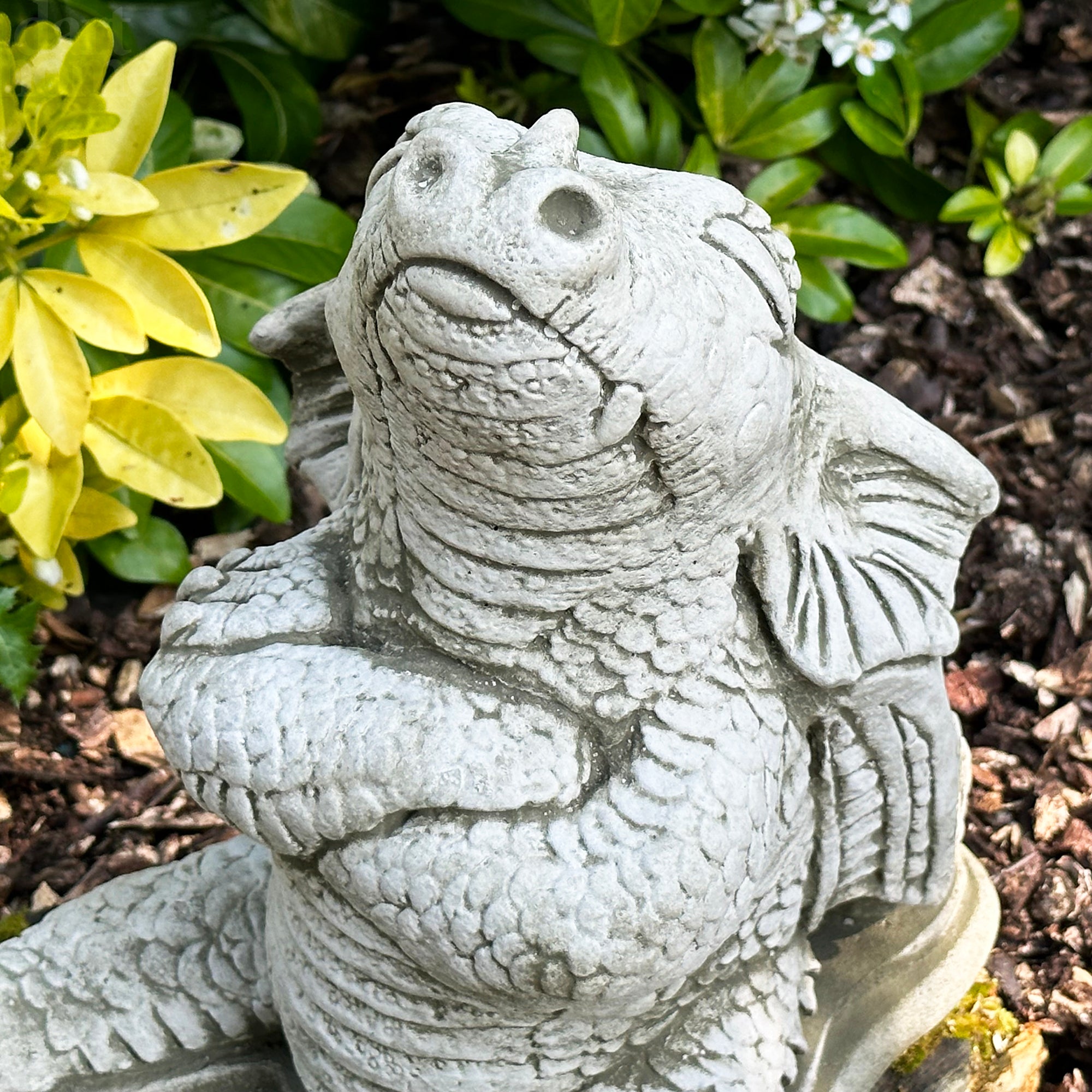 Stone Naughty Dragon Garden Sculpture