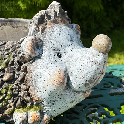 Smiley Hedgehog Flower Pot