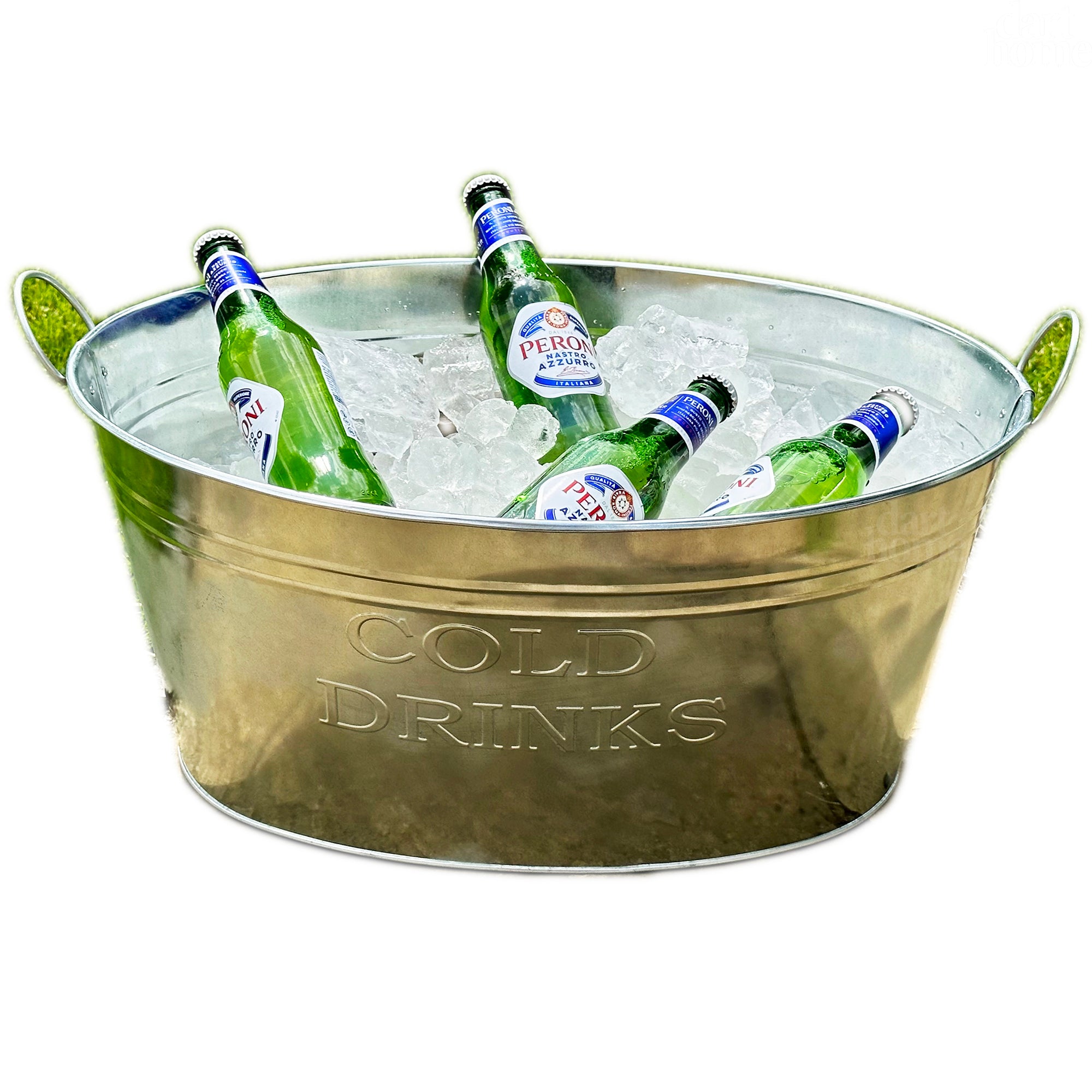 Galvanised Cold Drinks Ice Bucket