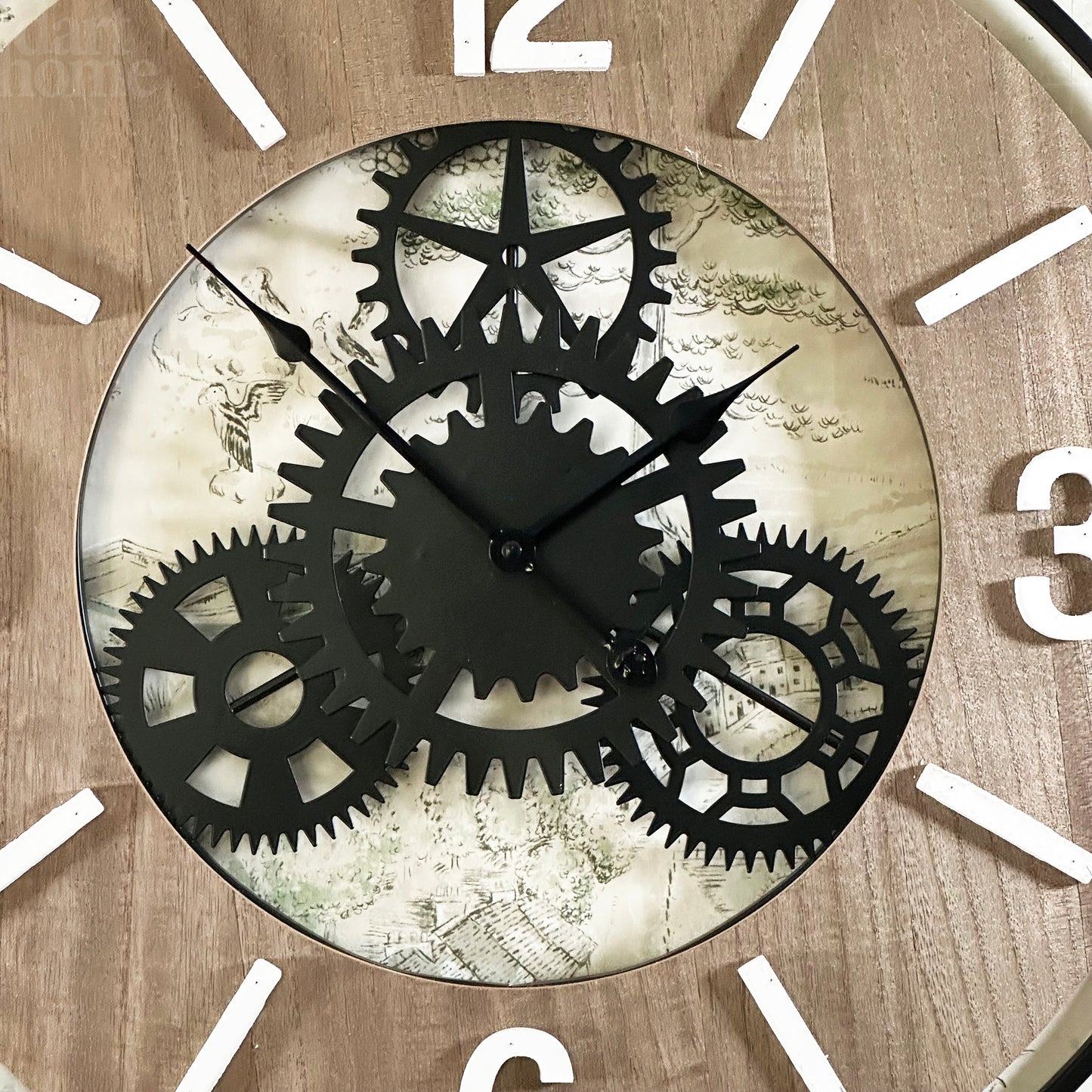 Industrial Cogs Wall Clock