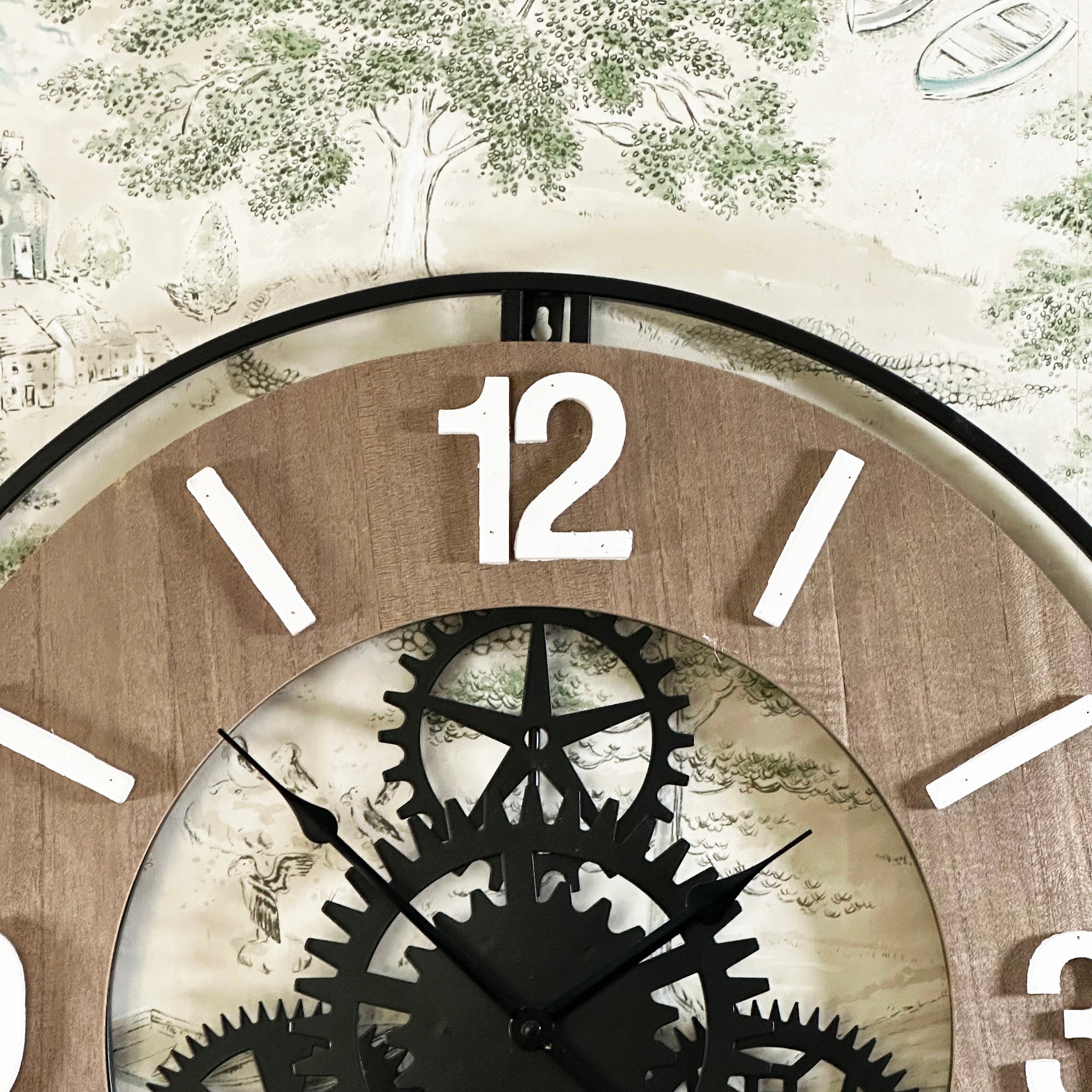 Industrial Cogs Wall Clock