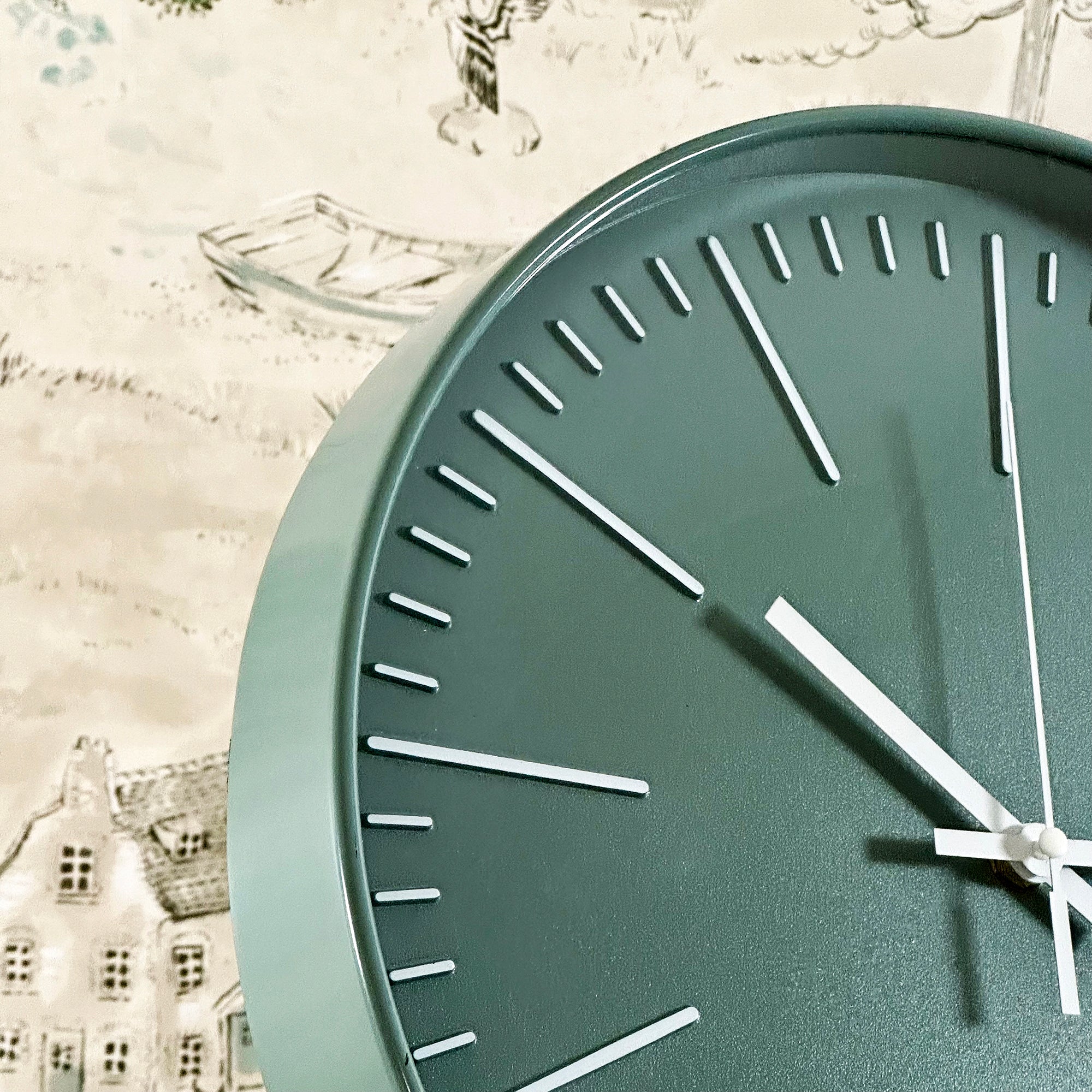 Teal Green Wall Clock