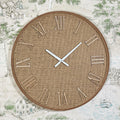 Woven Rattan Wall Clock