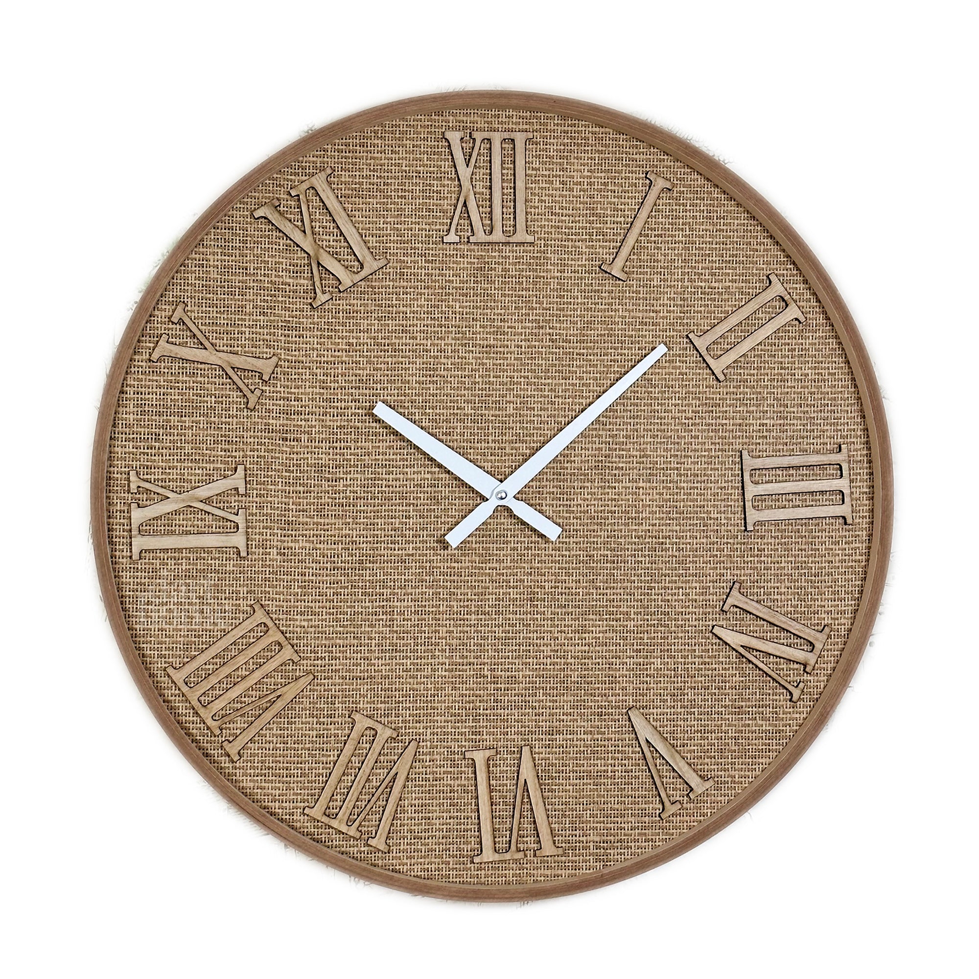 Woven Rattan Wall Clock