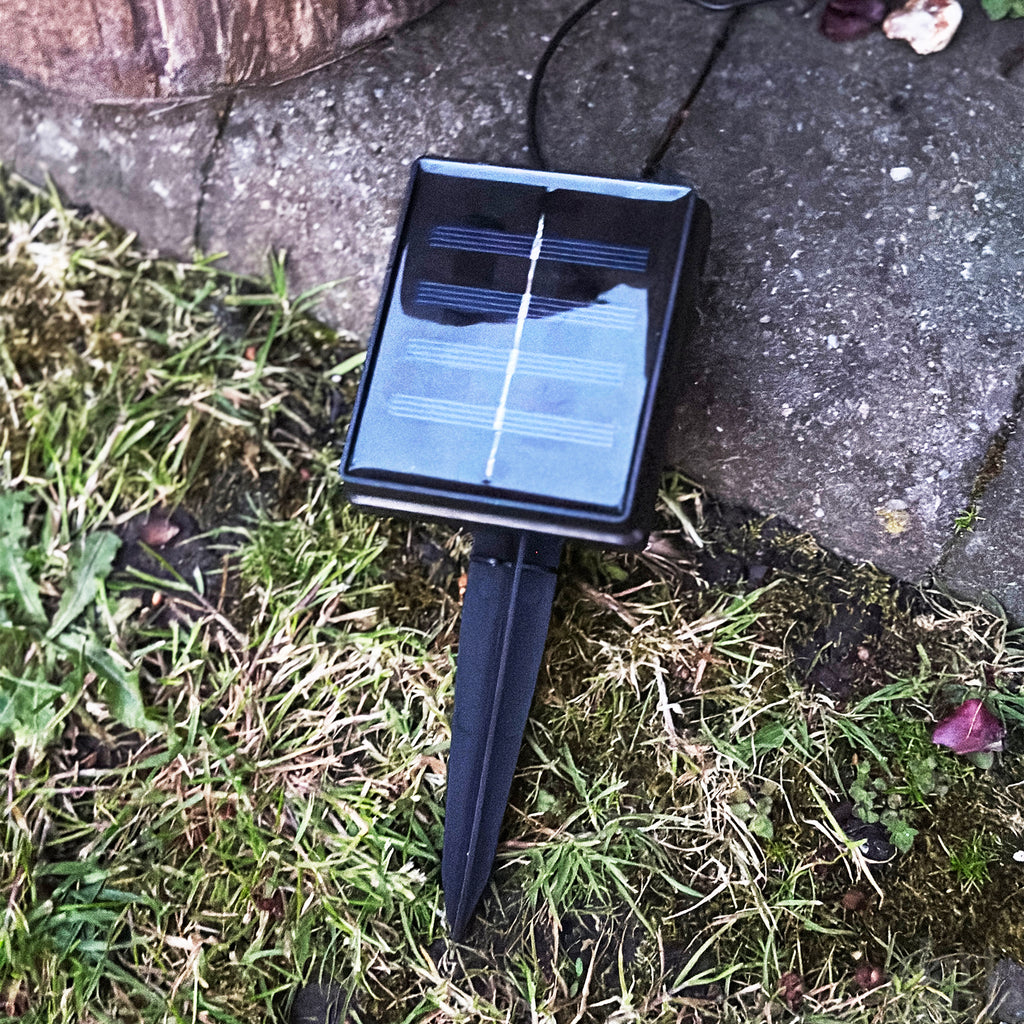 Woodland Tree Stump Solar Garden Light