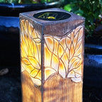 Woodland Trees Solar Garden Light