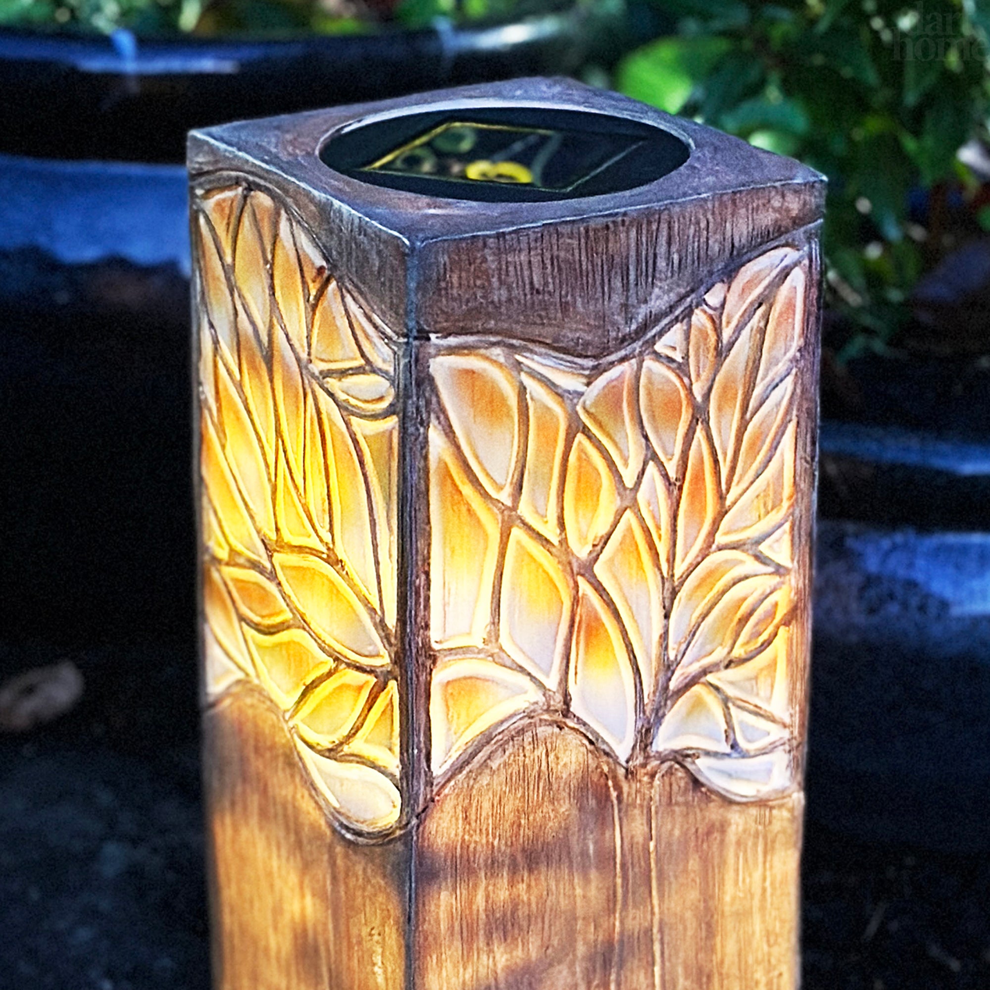Woodland Trees Solar Garden Light