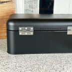 Matt Black Bread Bin