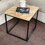 Set Of 3 Herringbone Nesting Side Tables