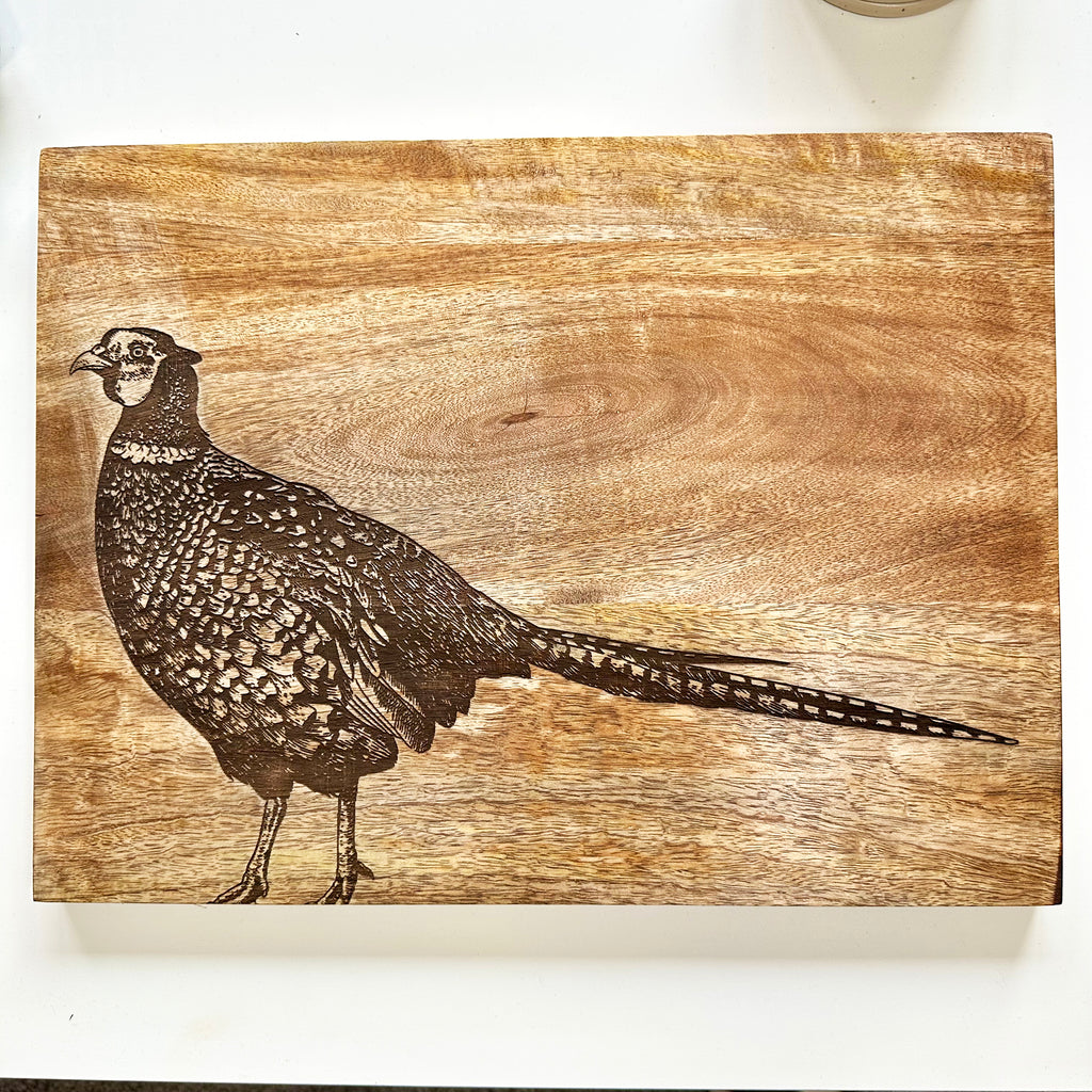 Pheasant Mango Wood Chopping Board