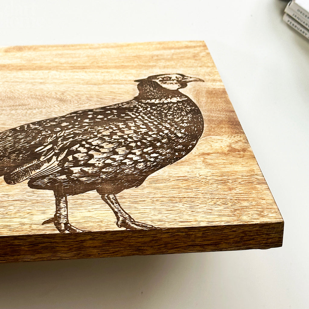 Pheasant Mango Wood Chopping Board
