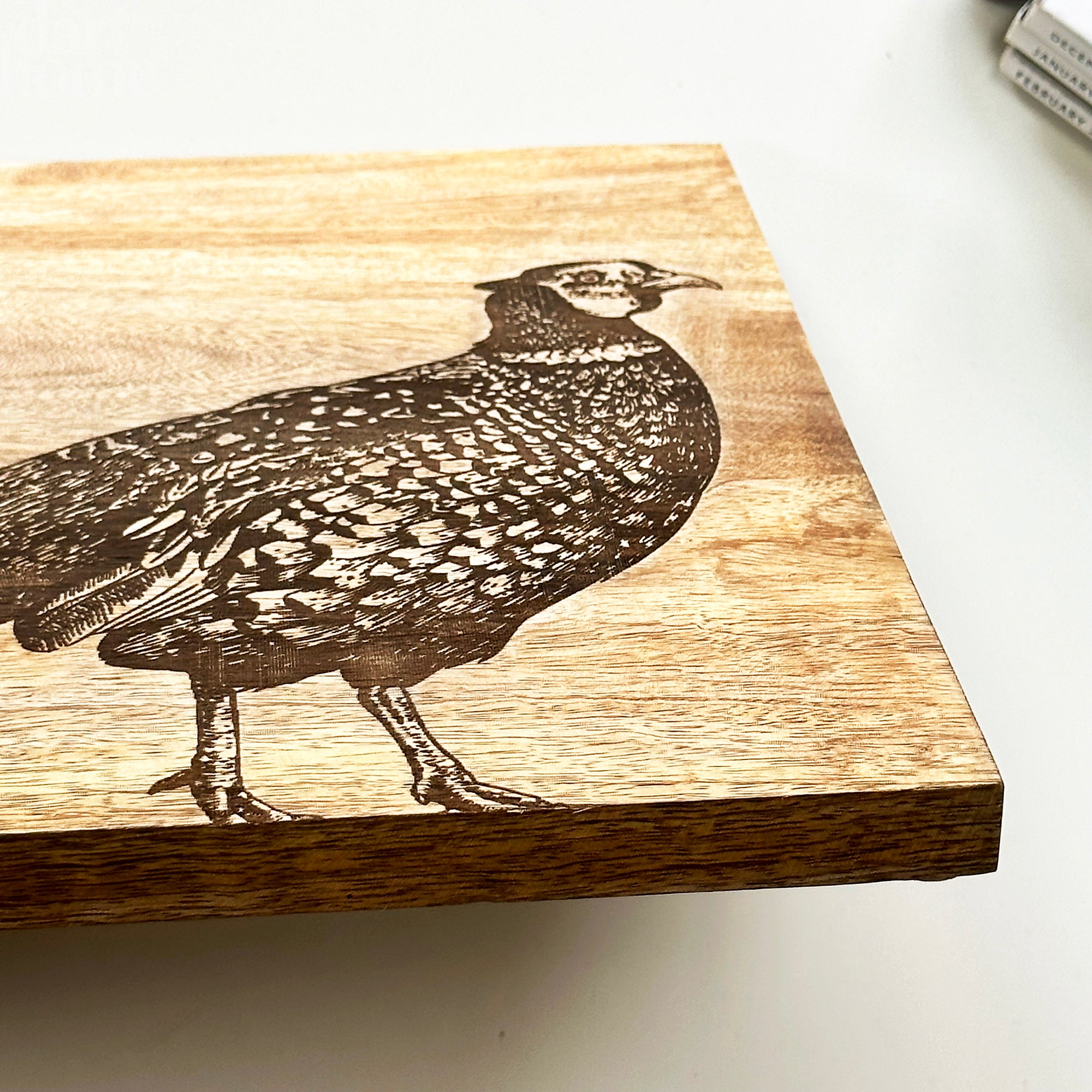 Pheasant Mango Wood Chopping Board