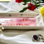 Pink Creme De La Creme Trinket Dish