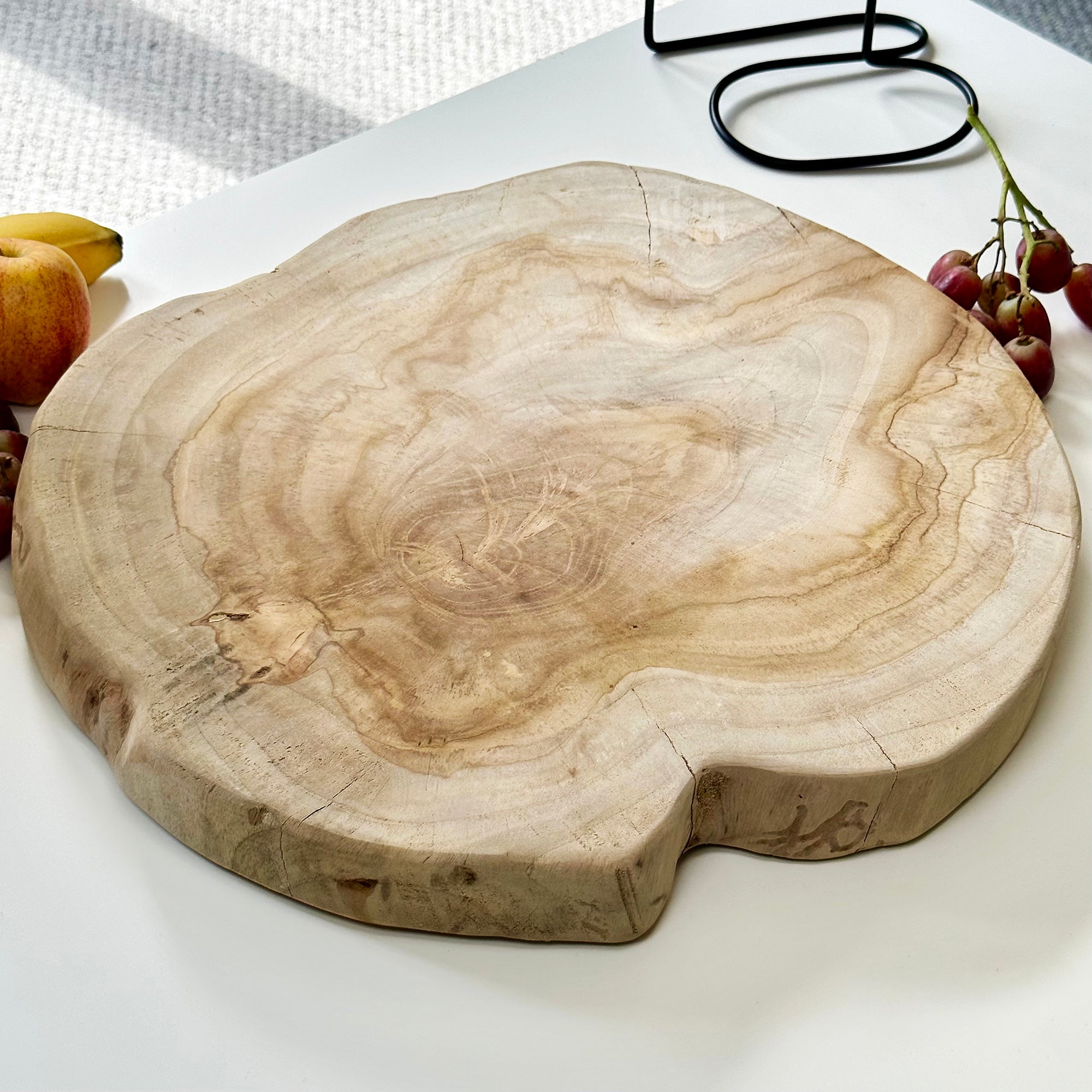 Teak Root Mushroom Serving Board