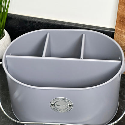 Grey 4 Compartment Table Caddy