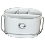 Weißer Tisch-Caddy mit 4 Fächern