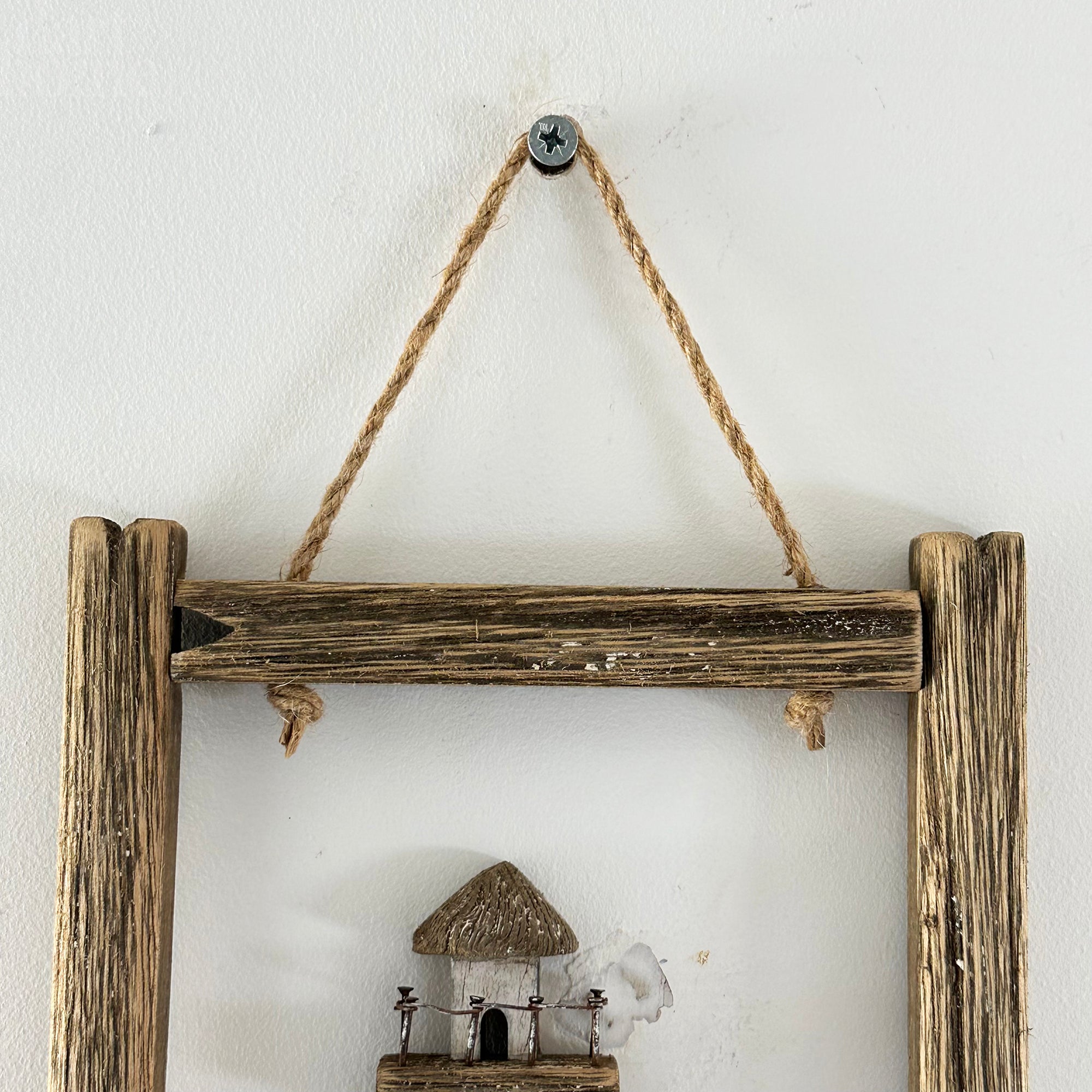 Framed Coastal Lighthouse Wall Decor