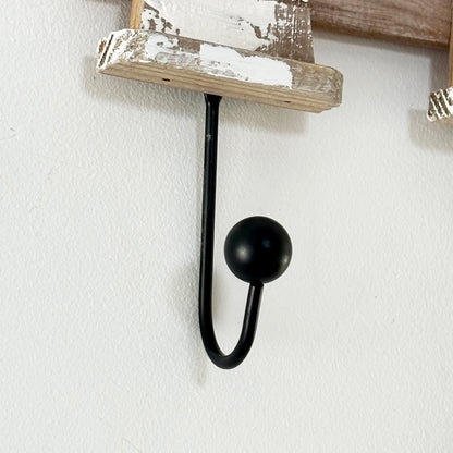 Rustic Lighthouse Triple Wall Hooks