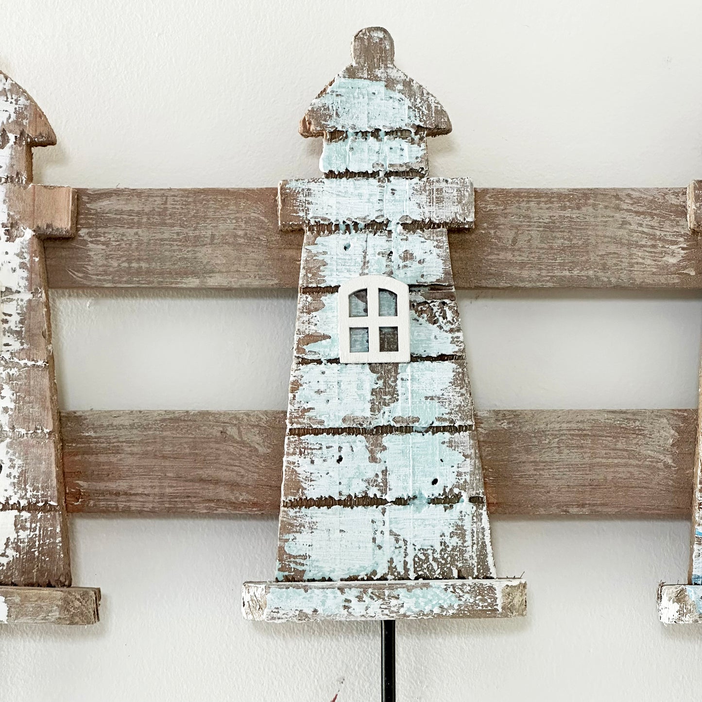 Rustic Lighthouse Triple Wall Hooks