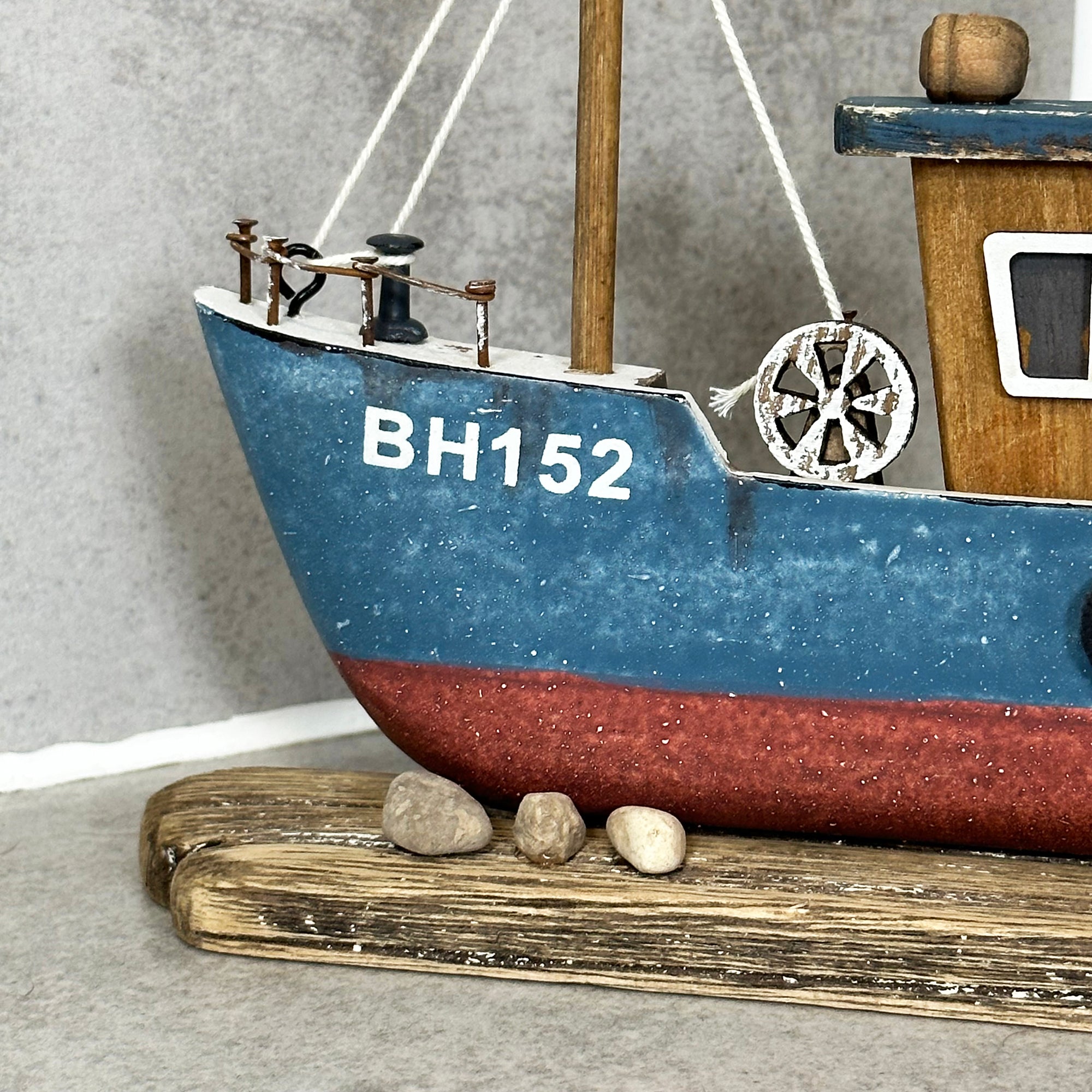 Wooden Trawler Ornament