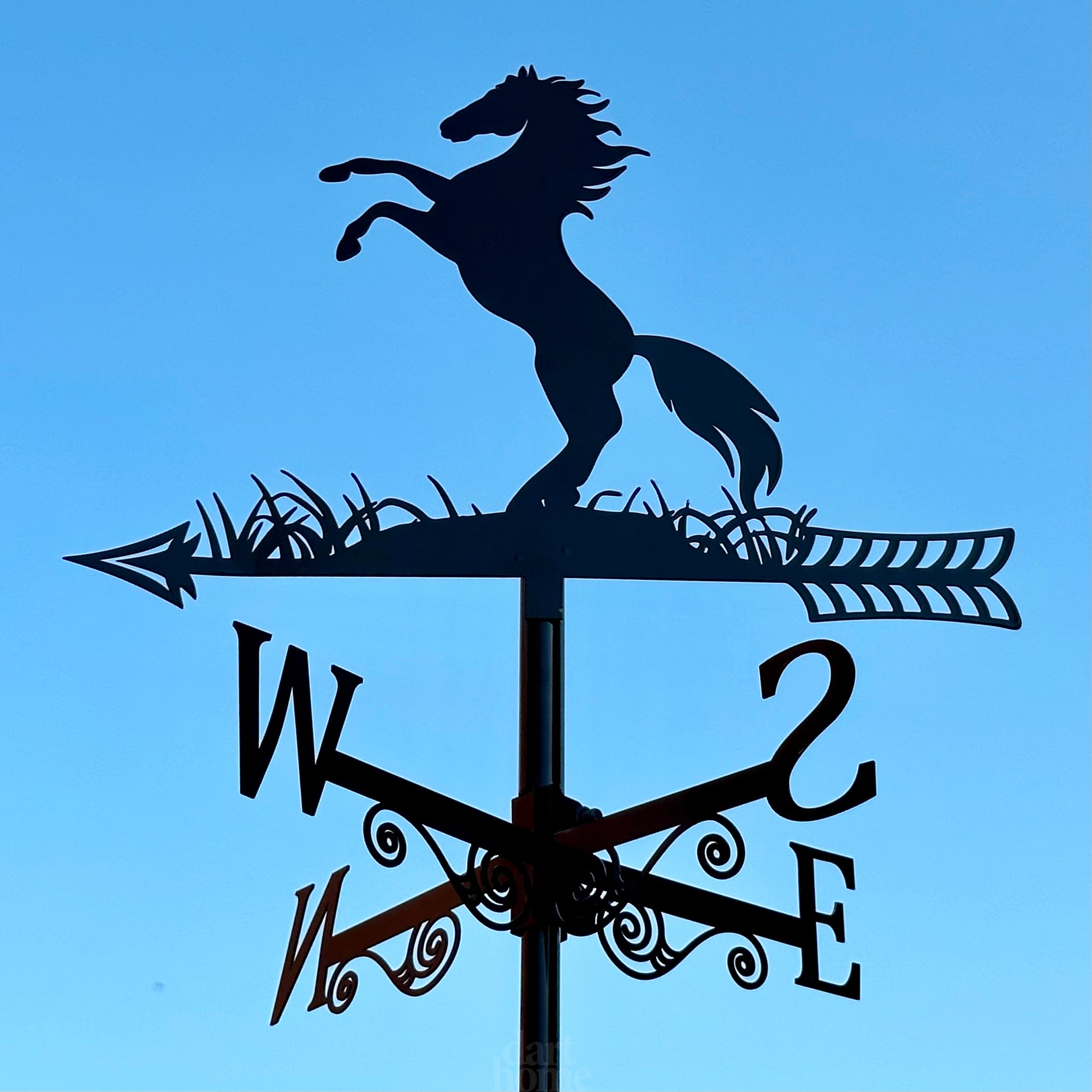 Rearing Horse Silhouette Weathervane