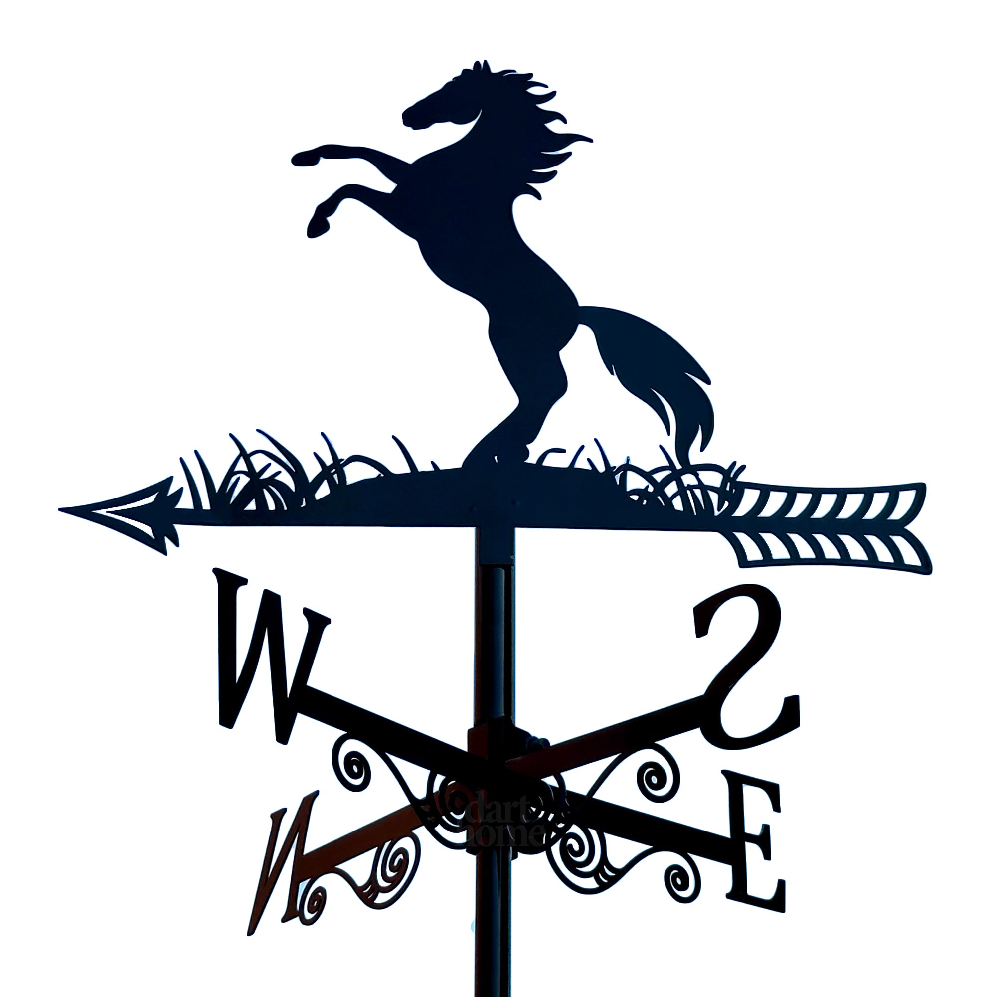 Rearing Horse Silhouette Weathervane