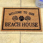 Welcome To Our Beach House Coir Doormat - Style B