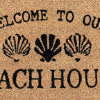 Welcome To Our Beach House Coir Doormat - Style B