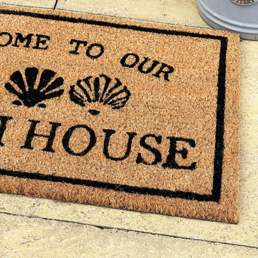 Welcome To Our Beach House Coir Doormat - Style B