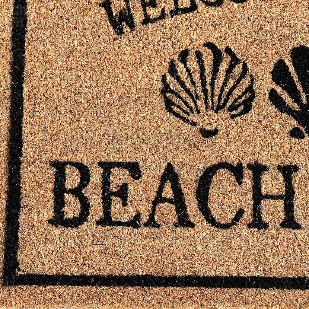 Welcome To Our Beach House Coir Doormat - Style B