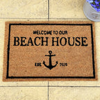 Welcome To Our Beach House Coir Doormat - Style A