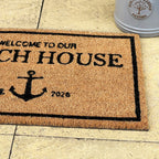 Welcome To Our Beach House Coir Doormat - Style A