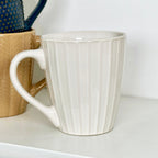 Set Of 4 Reactive Glaze Patterned Mugs 200ml