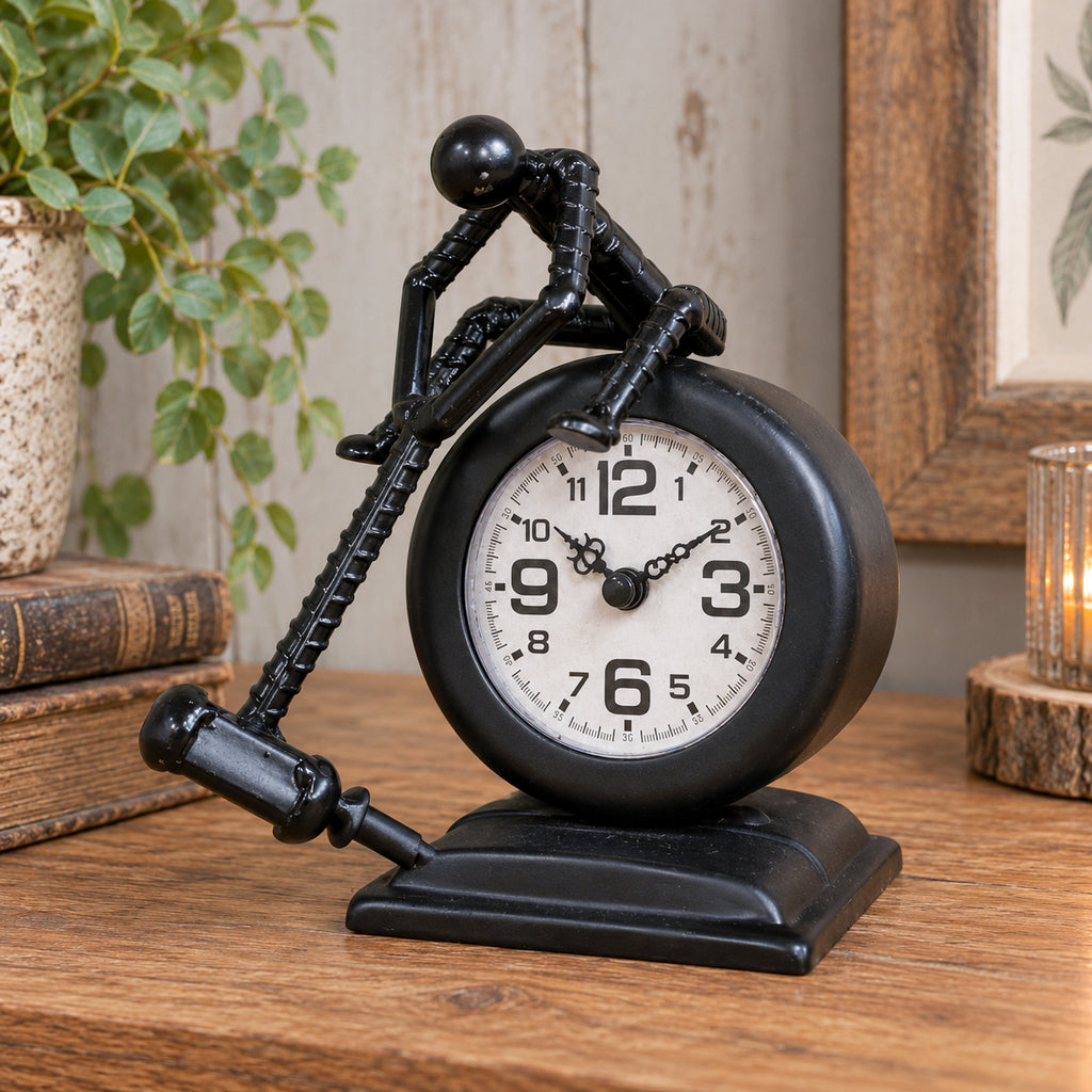 Man With Hammer Mantel Clock