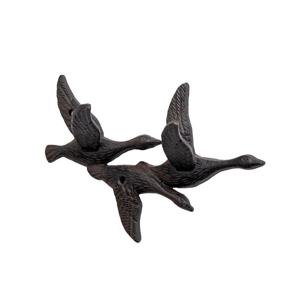 Small Cast Iron Flying Bird Coat Hooks