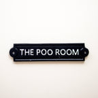 The Poo Room Sign