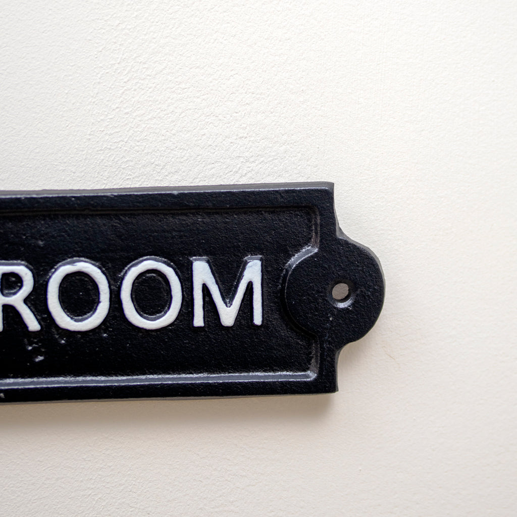 The Poo Room Sign