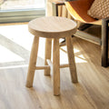 Solid Natural Teak Wood Stool
