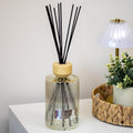 Ribbed Glass 1000ml Warm Cotton Reed Diffuser