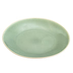 Set Of 4 Green Reactive Dinner Plates